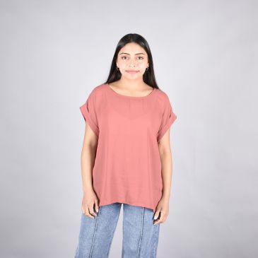 Blusa Mujer Forever Poliéster Terracota M
